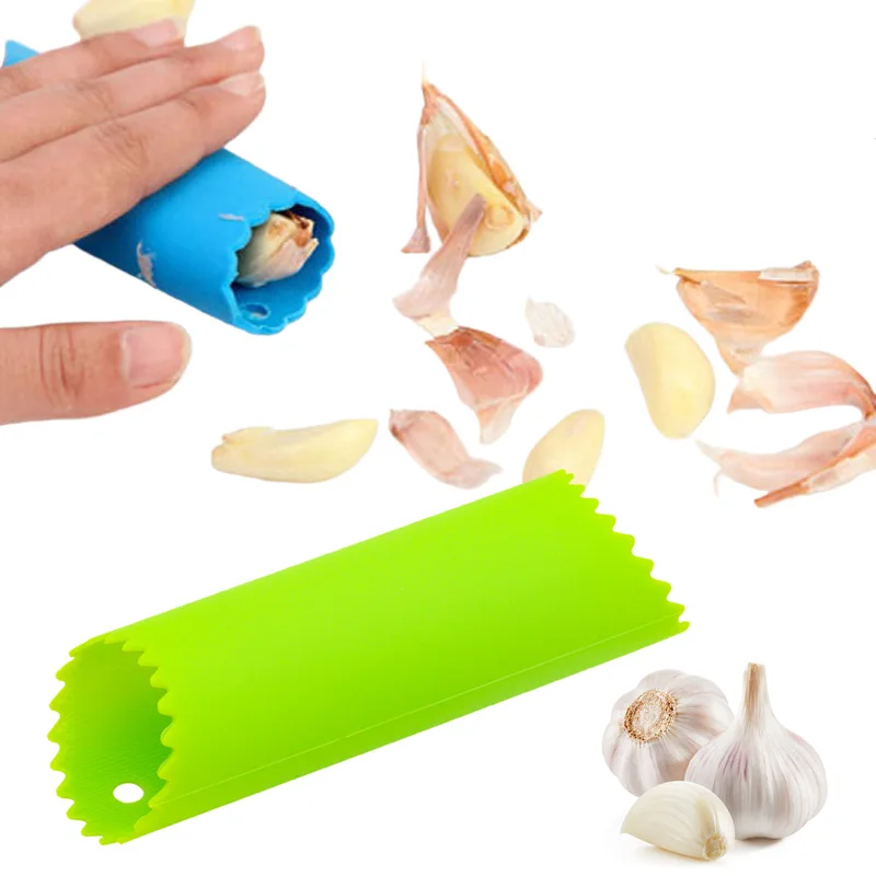 Kitchen Gadgets Youtube - Трубка для зачистки чеснока, силиконовая очистка