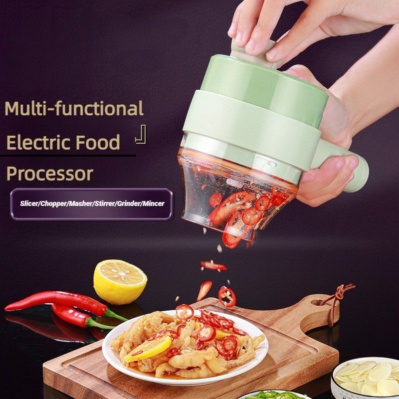 Kitchen Gadgets Sale - Беспроводной электрический кухонный комбайн, овощерезка, нарезка