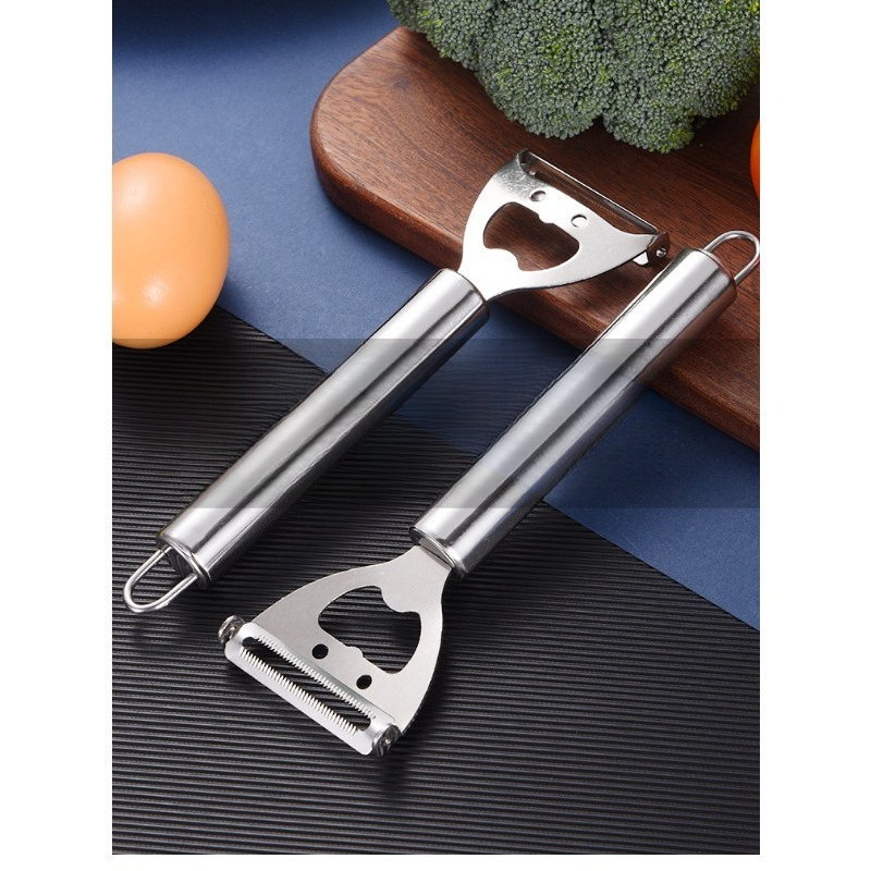 Kitchen Gadgets Built In - Многофункциональная овощечистка из нержавеющей стали 2-в-1