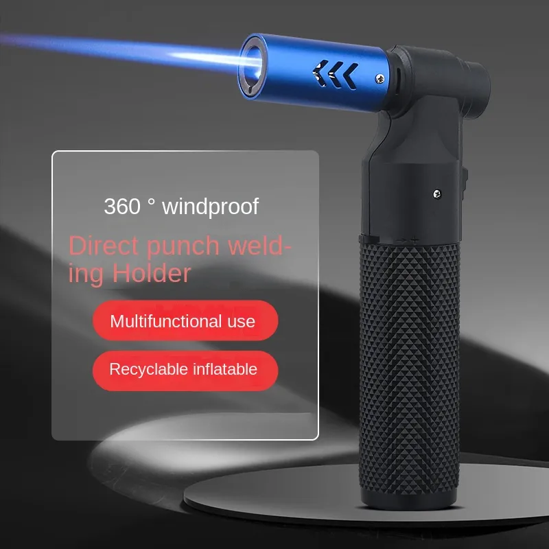 Kitchen Gadgets Youtube - Искренняя ветрозащитная газовая зажигалка для сигар,