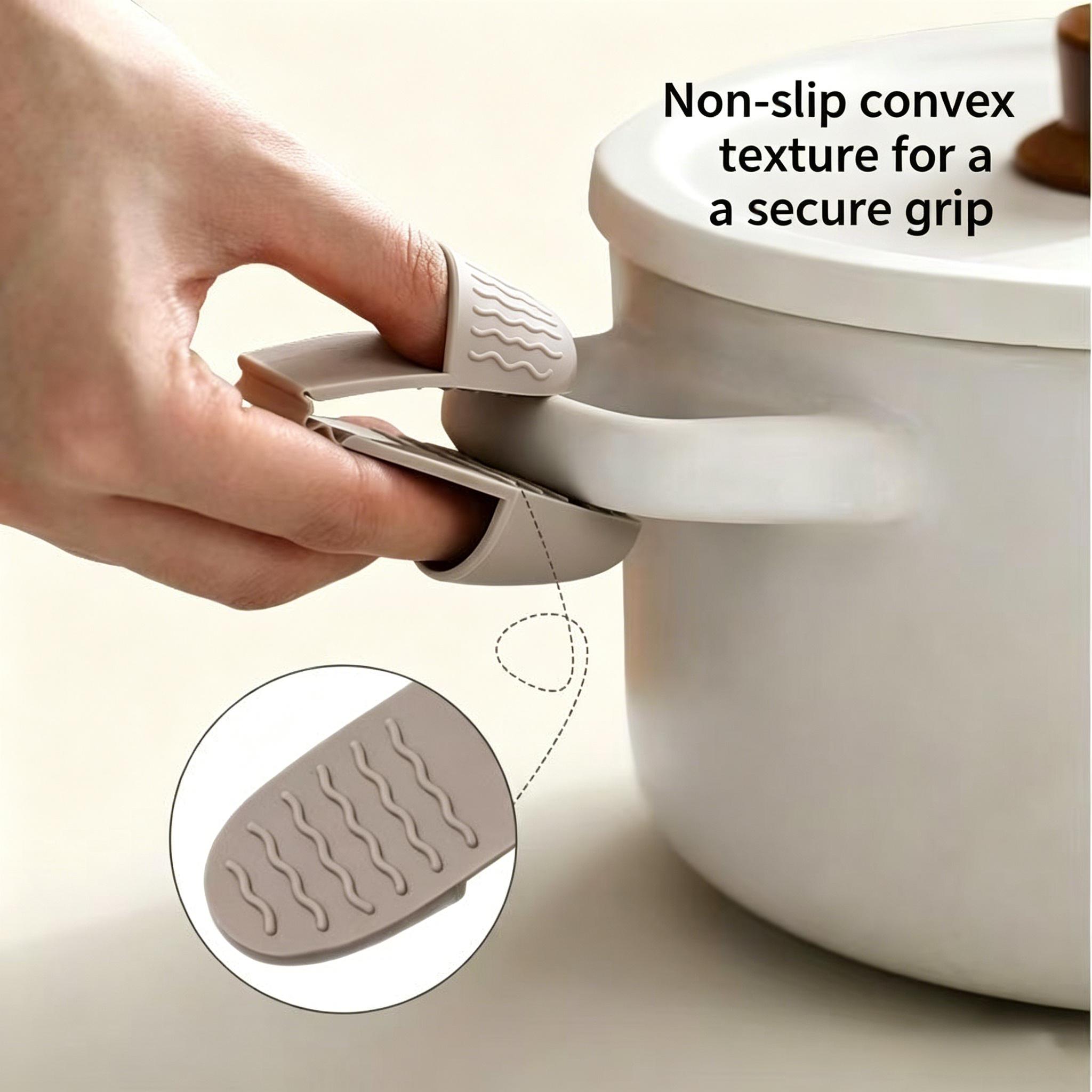Kitchen Gadgets Built In - Противоскользящие силиконовые кухонные перчатки, термостойкие варежки