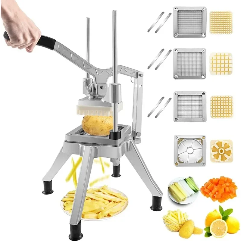 Kitchen Gadgets Vegetable Chopper - Коммерческий измельчитель овощей с 4 сменными