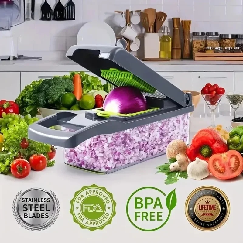 Многофункциональный измельчите – обзор и цена Kitchen Gadgets Vegetable Chopper