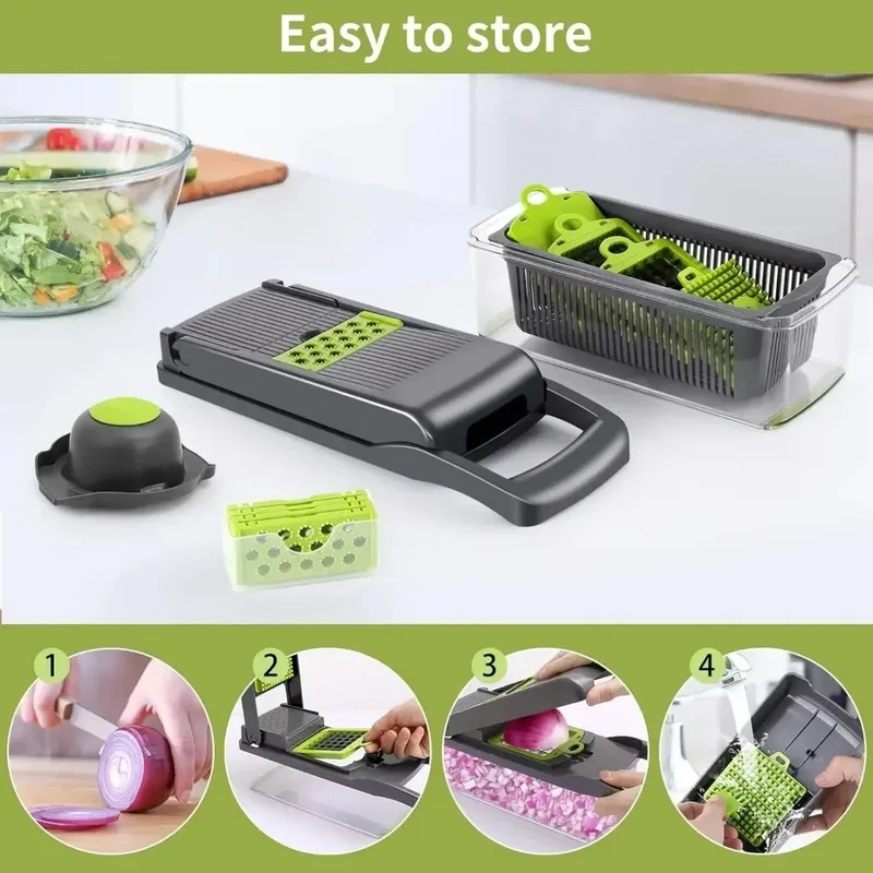 Многофункциональный измельчите – обзор и цена Kitchen Gadgets Vegetable Chopper